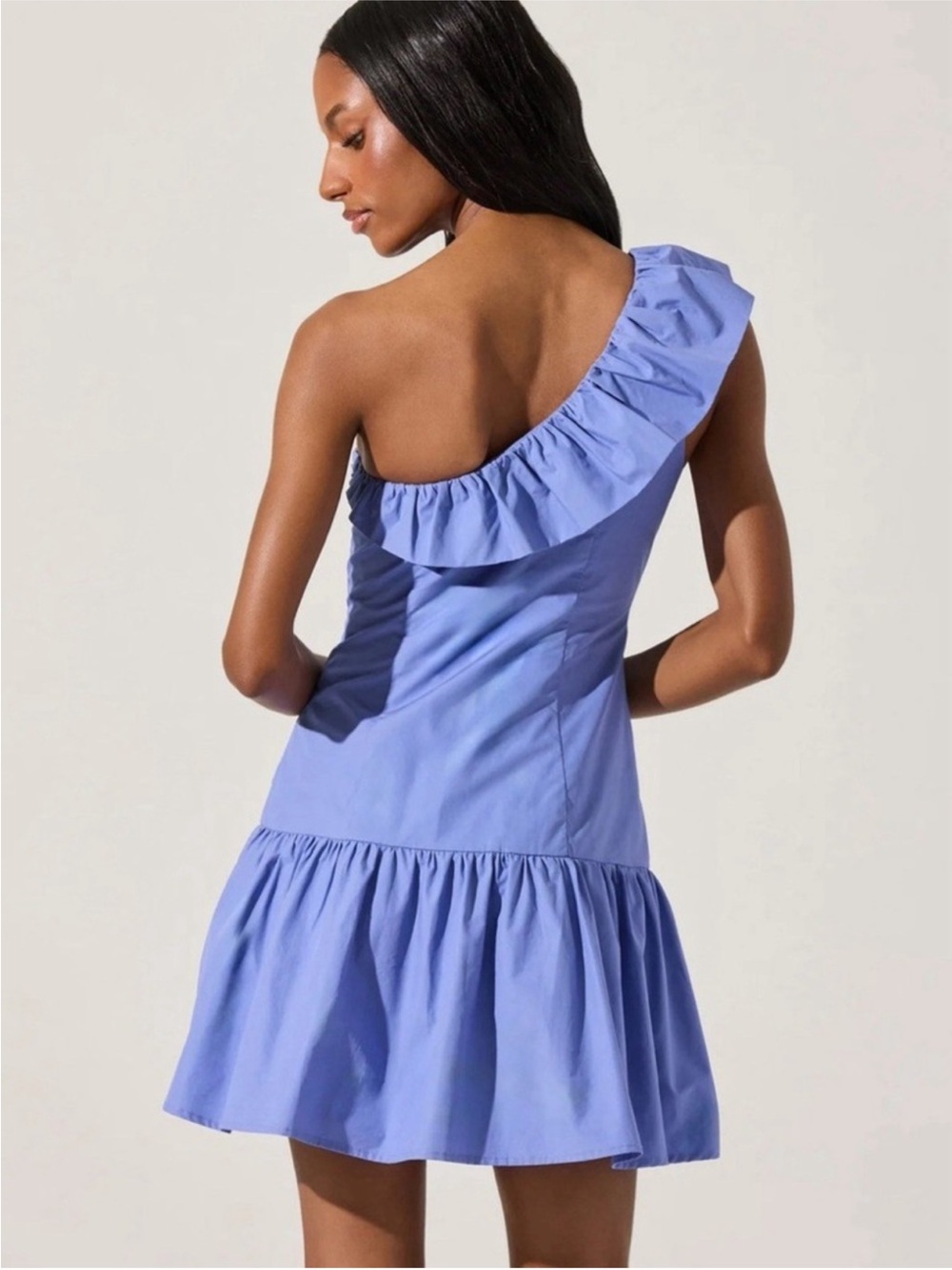 ASTR‎ the Label One Shoulder Ruffle Mini Dress New! - Picture 2 of 13